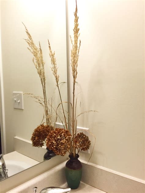 Don't use hair spray, which is sticky and will attract dust. My First Dry Flower Arrangement: Karl Foerster, Annabelle ...