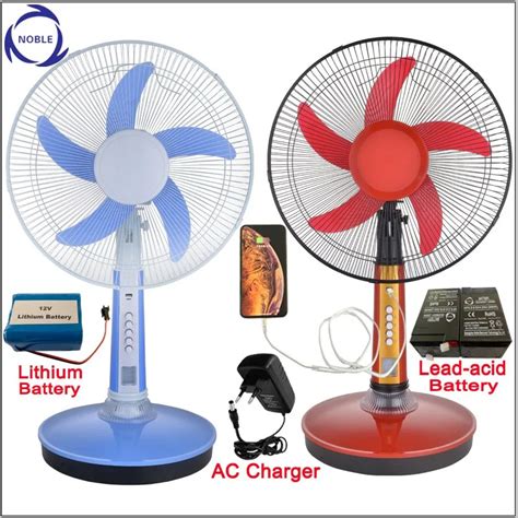 China Solar Ac Dc 12v Battery Rechargeable Table Fan Bangladesh Price