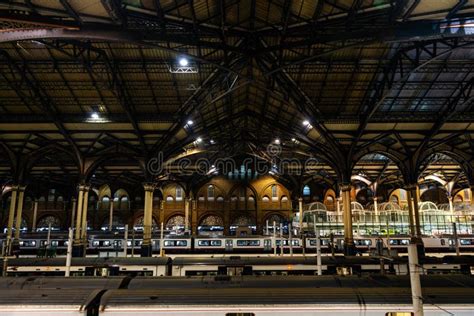 Trains In Liverpool Street Station In London Stock Photo Image Of