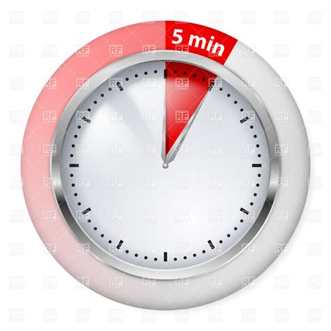 5 Minutes Red Timer Icon Clipart Panda Free Clipart Images