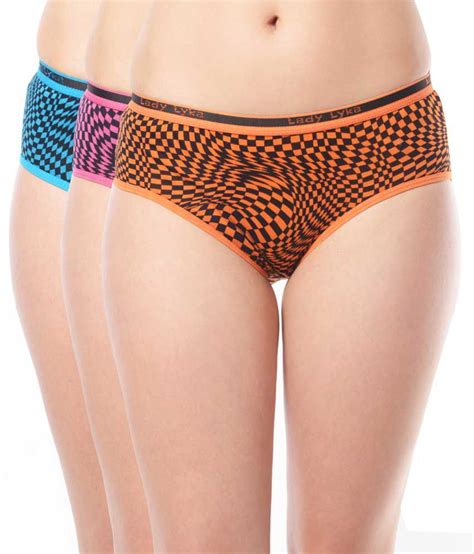 Buy Lady Lyka Multi Color Cotton Panties Pack Of 3 Online At Best Prices In India Snapdeal