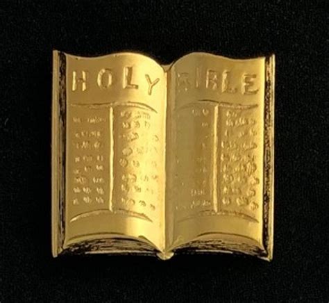 Chaplain Holy Bible Lapel Pin Fratline Emblematics
