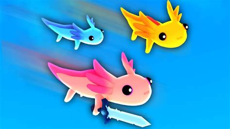 so they added axolotls to roblox bedwars they re op creeper gg
