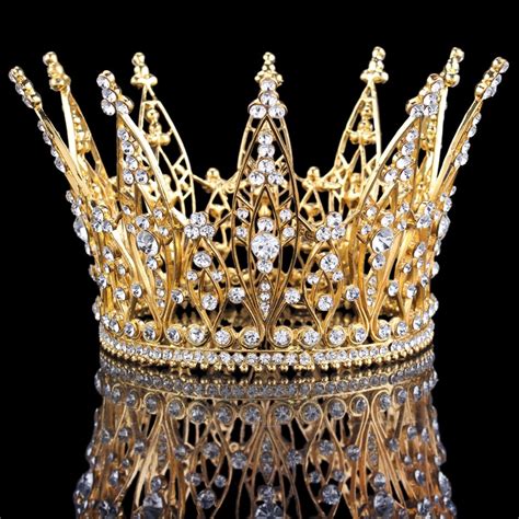 New Elegant Design Clear Crystal Queen Tiaras And Crowns Pageant