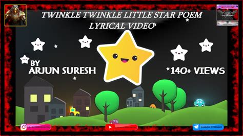 twinkle twinkle  star poem youtube