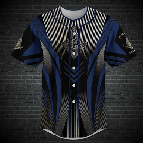 Freemason Sport Pattern Baseball Shirt Personalized Your Lodge And