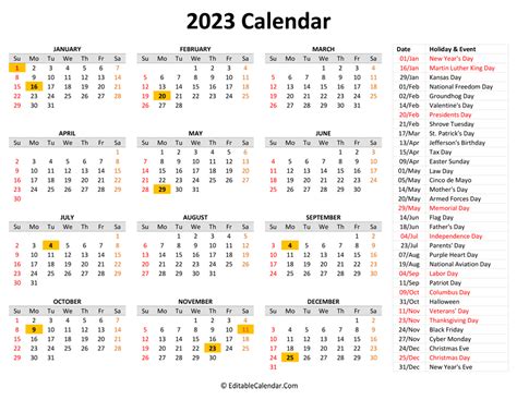 Printable Calendars Pdf Calendar Com Monthly Calendar With Us Holidays Free