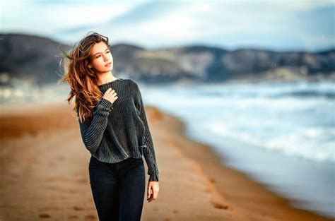 Model Women Beach Women Outdoors Wallpapers Hd Desktop And Mobile
