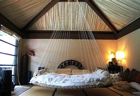 There are many different methods of hanging a hammock and the one you use will depend on your particular circumstances. 23 Interior Designs with Indoor Hammocks - MessageNote
