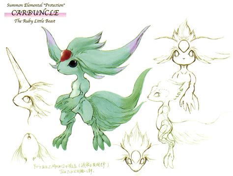 Carbuncle Summon The Final Fantasy Wiki 10 Years Of Having More Final Fantasy Information