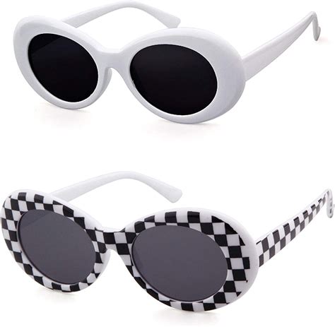 Buy Iore Clout Goggles Sunglasses Women Men Kurt Cobain Retro Oval