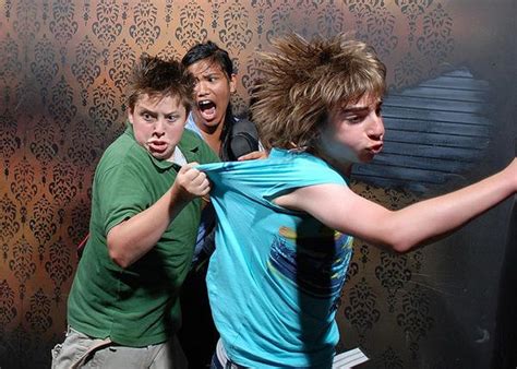 Expressions Of Sheer Terror Captured By A Haunted House Camera Funny