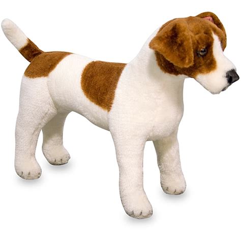 Melissa And Doug Plush Jack Russell Terrier Stuffed Animal