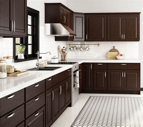 Shop Our Kitchen Cabinets Department To Customize Your Madison Pantry Cabinets In Java Today At