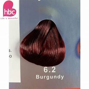 Hbc Hair Craft Hair Color Low Ammonia 6 2 Burgandy Shopee Philippines