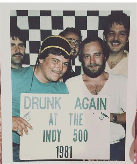 My Dad And His Crew Drunk Again At The Indy 500 In 1981 Roldschoolcool