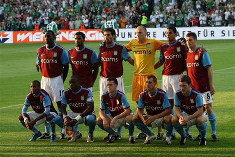 They play at villa park, managed by one of our own 2009-10 Aston Villa F.C. season - Wikipedia