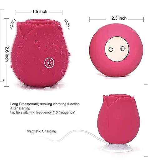 Rose Massager For Women Waterproof Magnetic Usb Charging By Happy Meeting Ebay
