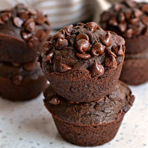 Double Chocolate Chip Muffins Just A Pinch Recipes