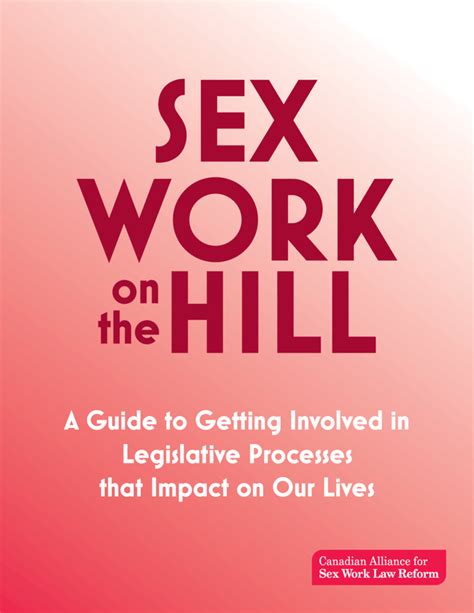 Advocacy Guides Canadian Alliance For Sex Work Law Reform