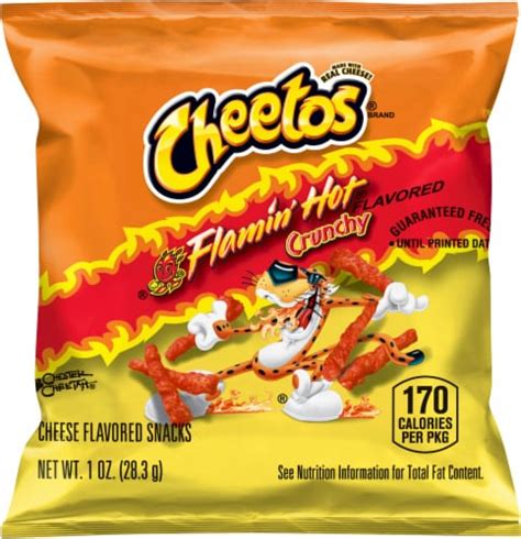 Cheetos Flamin Hot Crunchy Chips 1 Oz Metro Market