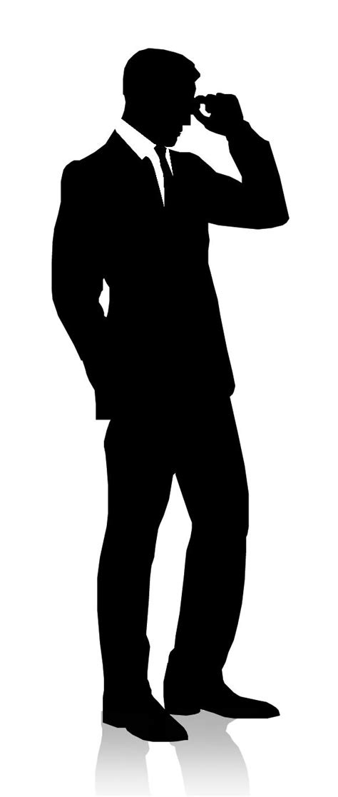 Man In Suit And Hat Silhouette Man Silhouette Silhouette People Couple