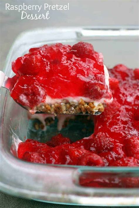Raspberry Pretzel Jello Dessert Tastes Better From Scratch