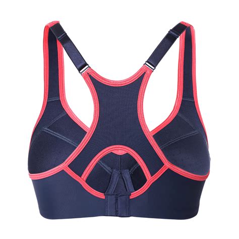 women s sports bra full support high impact racerback lightly lined underwire ebay