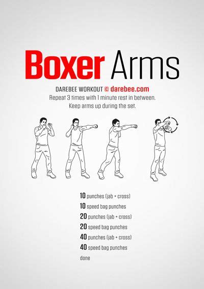 Visual Workouts Boxing Training Workout Home Boxing Workout Boxing