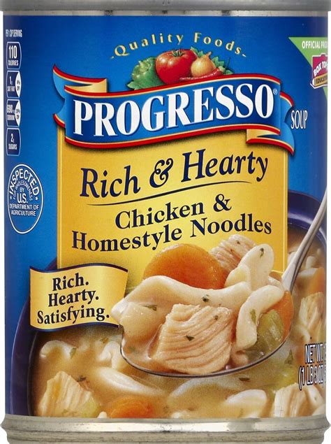 Progresso Hearty Chicken And Homestyle Noodle Soup 19 Oz Starfish Market