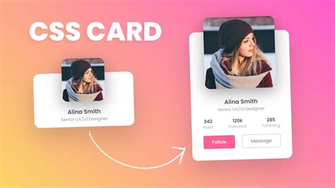 Animated Profile Card Ui Design Using Html And Css Onlinetutorialsyt