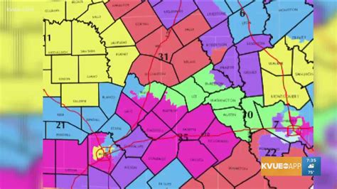 Austin City Council Preliminary District Map Released