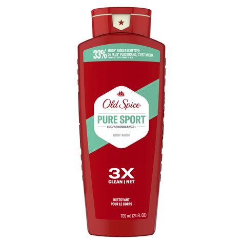 Old Spice High Endurance Body Wash For Men Pure Sport 24 Fl Oz