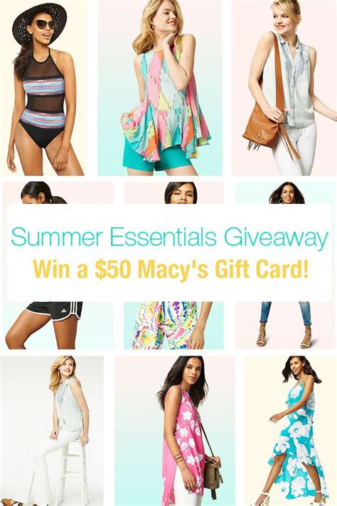 Select a design and amount. Enter to WIN-> https://www.topcashback.com/blog/summer-essential-macys-gift-card-giveaway/view ...