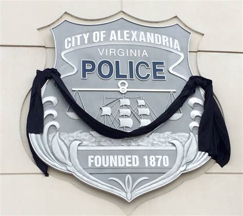 The Alexandria Police Department Badge On The Exterior Of Headquarters