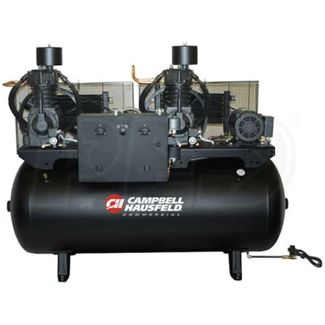 Campbell Hausfeld Commercial Ce7205fp 15 Hp 120 Gallon Two Stage Duplex