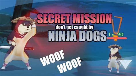 Secret Mission Beware Of Ninja Dogs Genshin Impact Youtube