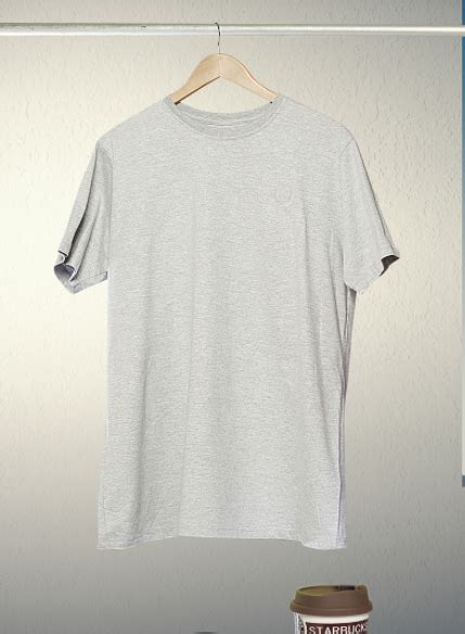 Download Free Grey Hanging T-shirt PSD Mockup - TitanUI