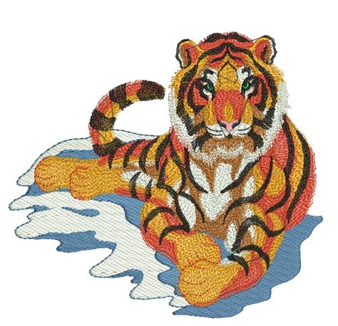 Roaring Success Tiger Embroidery Designs For A Bold Statement