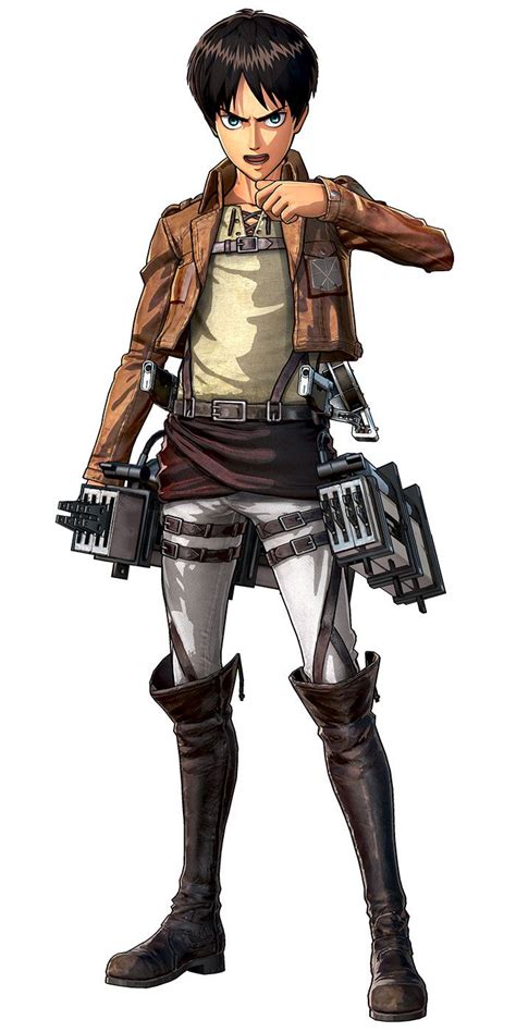 Eren Yeager Character Artwork From Attack On Titan Wings Of Freedom