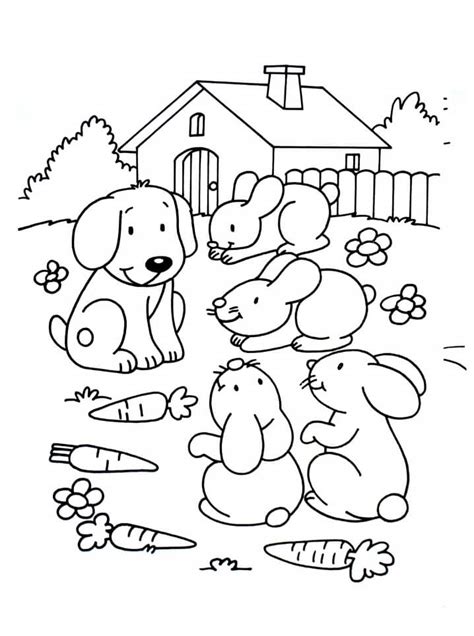 Pet Dog Coloring Page Free Printable Coloring Pages For Kids