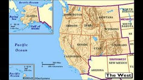 West Region Of The United States Of America Us Regions Ep1 Youtube