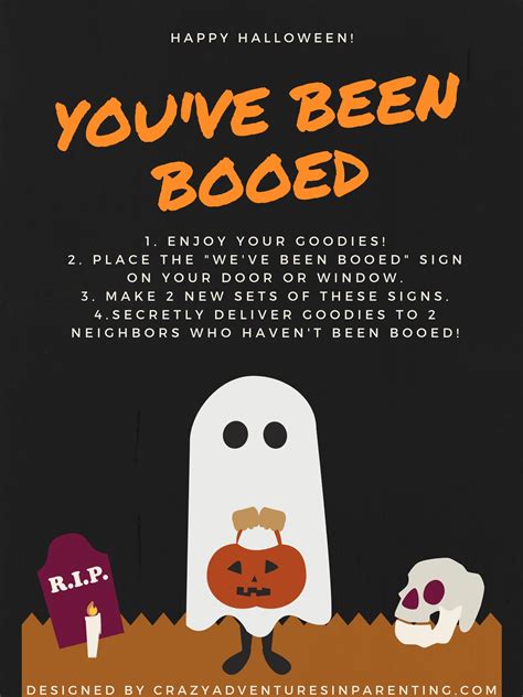 4 Free Printable Youve Been Booed Signs Crazy Adventures In Parenting