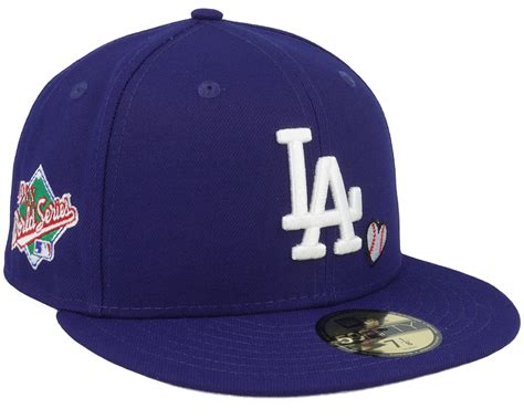 Los Angeles Dodgers Quick Turn Team Heart 59fifty Royalwhite Fitted