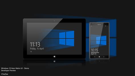 Windows 10 Hero Metro Ui Demo By Chezex On Deviantart