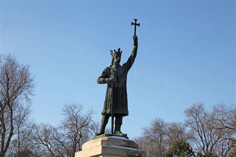 Moldova Chisinau Monument Stefan Cel Mare Editorial Image Image Of