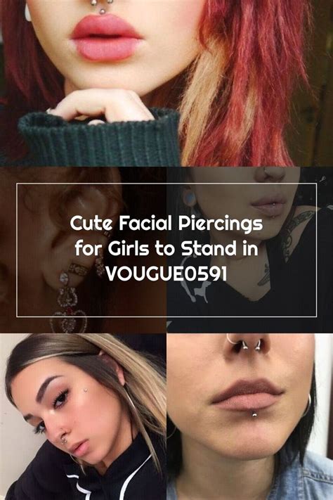 Cute Facial Piercings For Girls To Stand In Vougue0591 In 2020