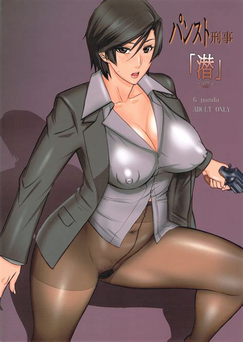 Rule 34 Breasts Cover Page Highres Huge Breasts Midou Tsukasa Nipples Pantyhose Thick Thighs