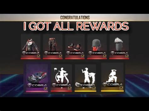 Free fire redeem codes today 25 february 2021: COBRA RAGE BUNDLE || I GOT ALL REWARDS || GARENA FREE FIRE ...