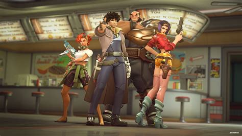 Behind The Artwork Of The Overwatch 2 X Cowboy Bebop Collab Gaming News